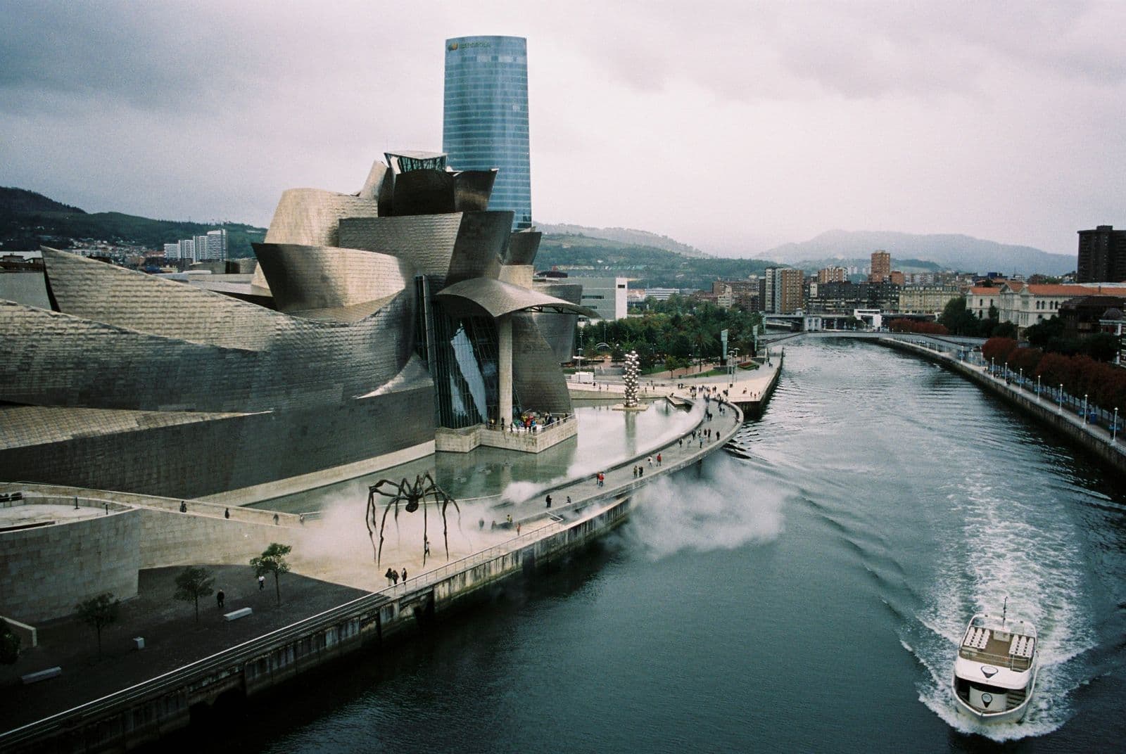 Guggenheim Museum and river, Bilbao