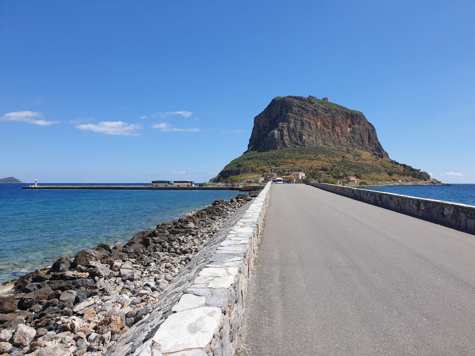 Rock of Monemvasia and the Sea, Greece