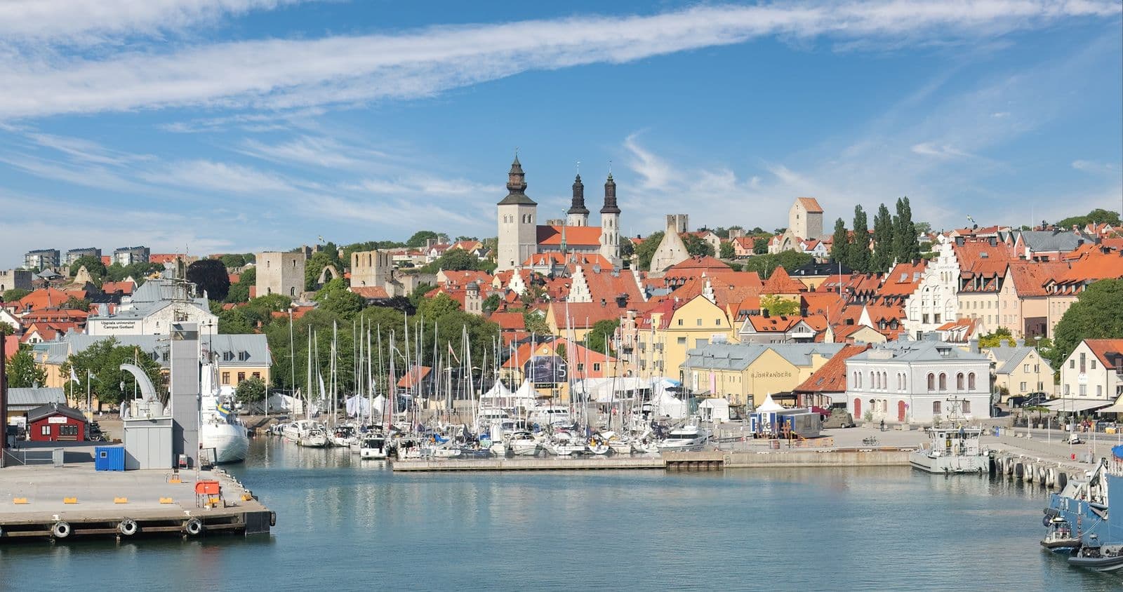 Visby Cityscape, Gotland, Sweden